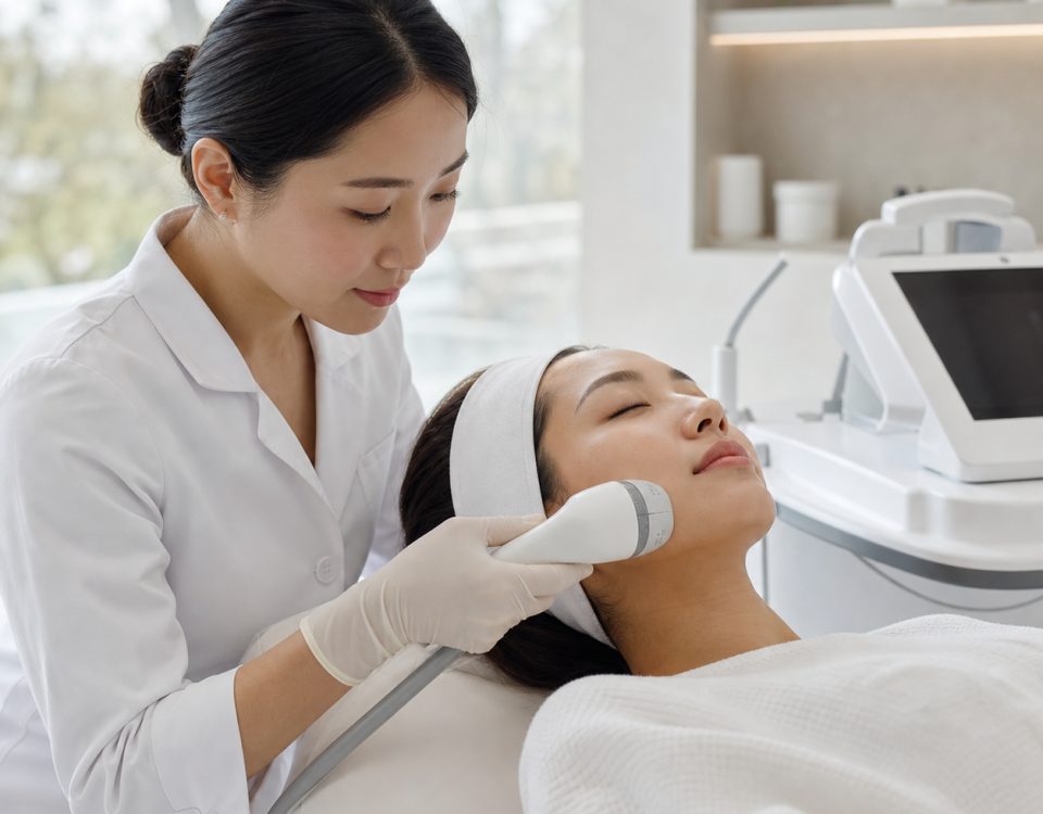 hifu face lifting treatment clinic
